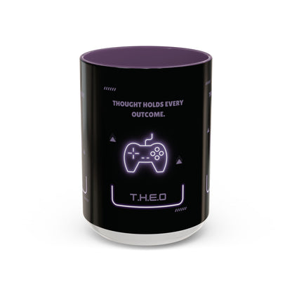 Personalized Initial Game Controller Accent Coffee Mug