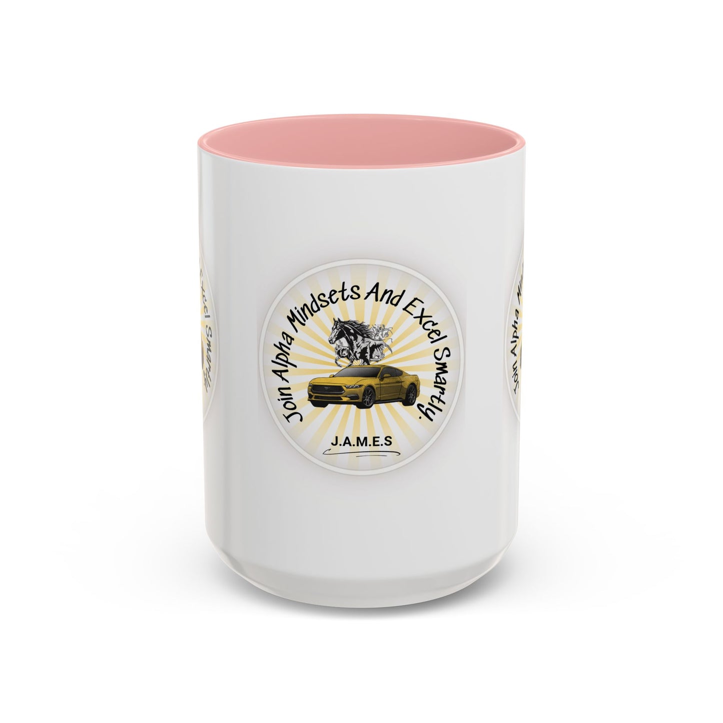 Personalized Car with Horse Accent Coffee Mug