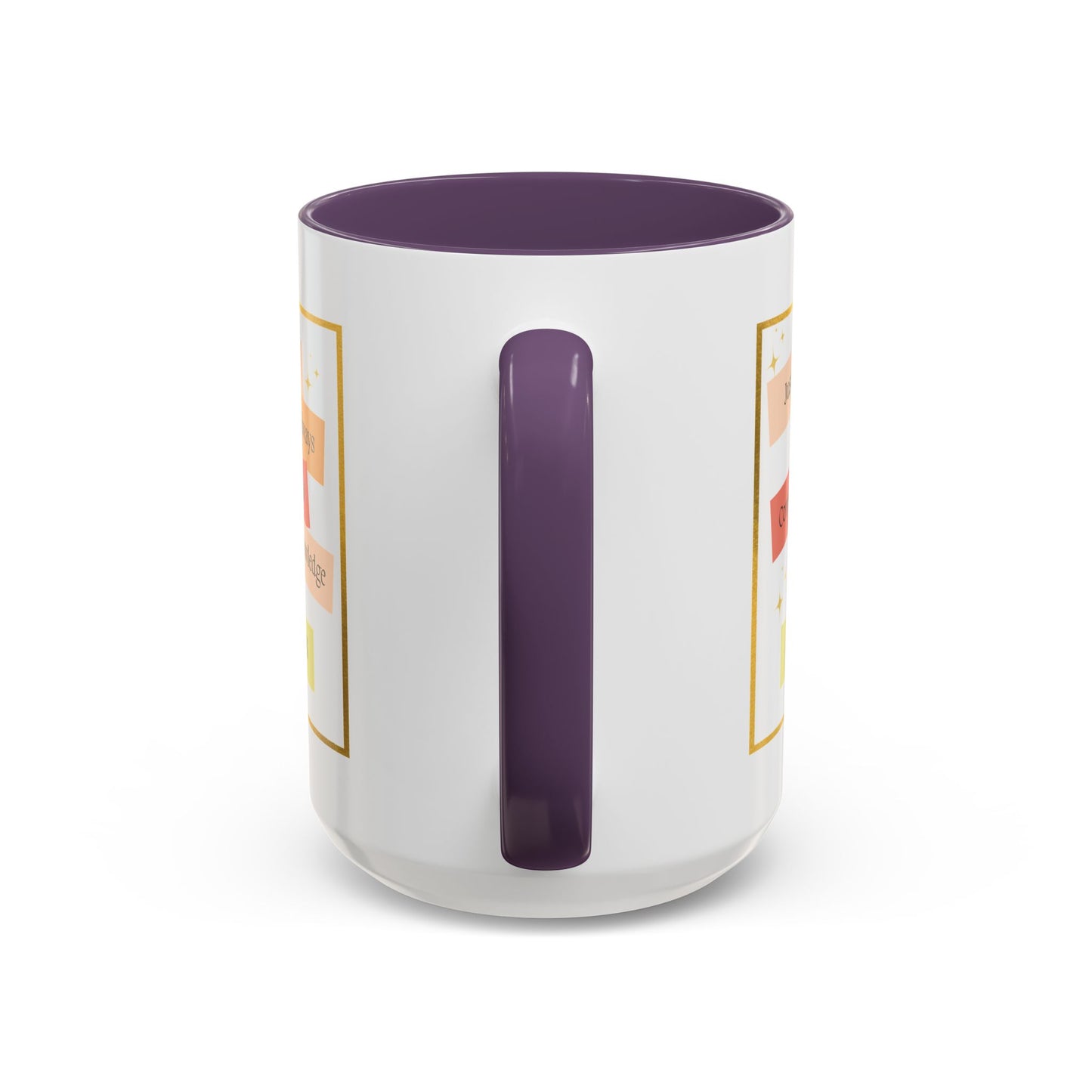 Personalized Inspirational Accent Coffee Mug