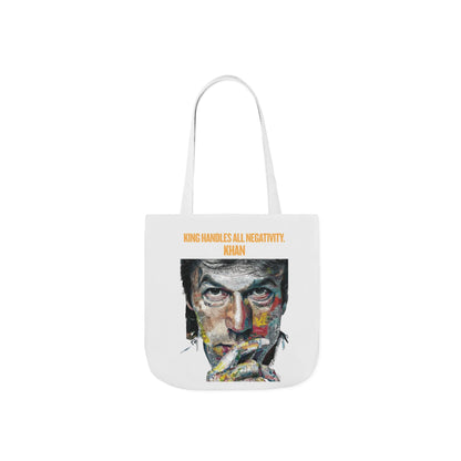 Personalized Initial Quote Khan Canvas Tote Custom Name