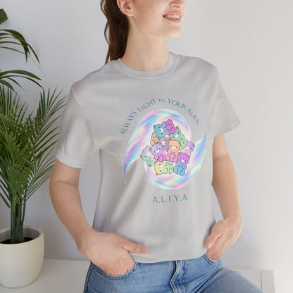 Personalized Pastel Teddy Heart Tee