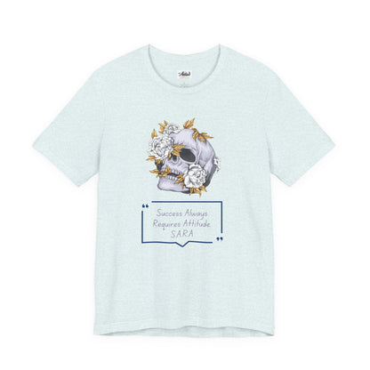 Personalized Floral Skull Graphic Tee