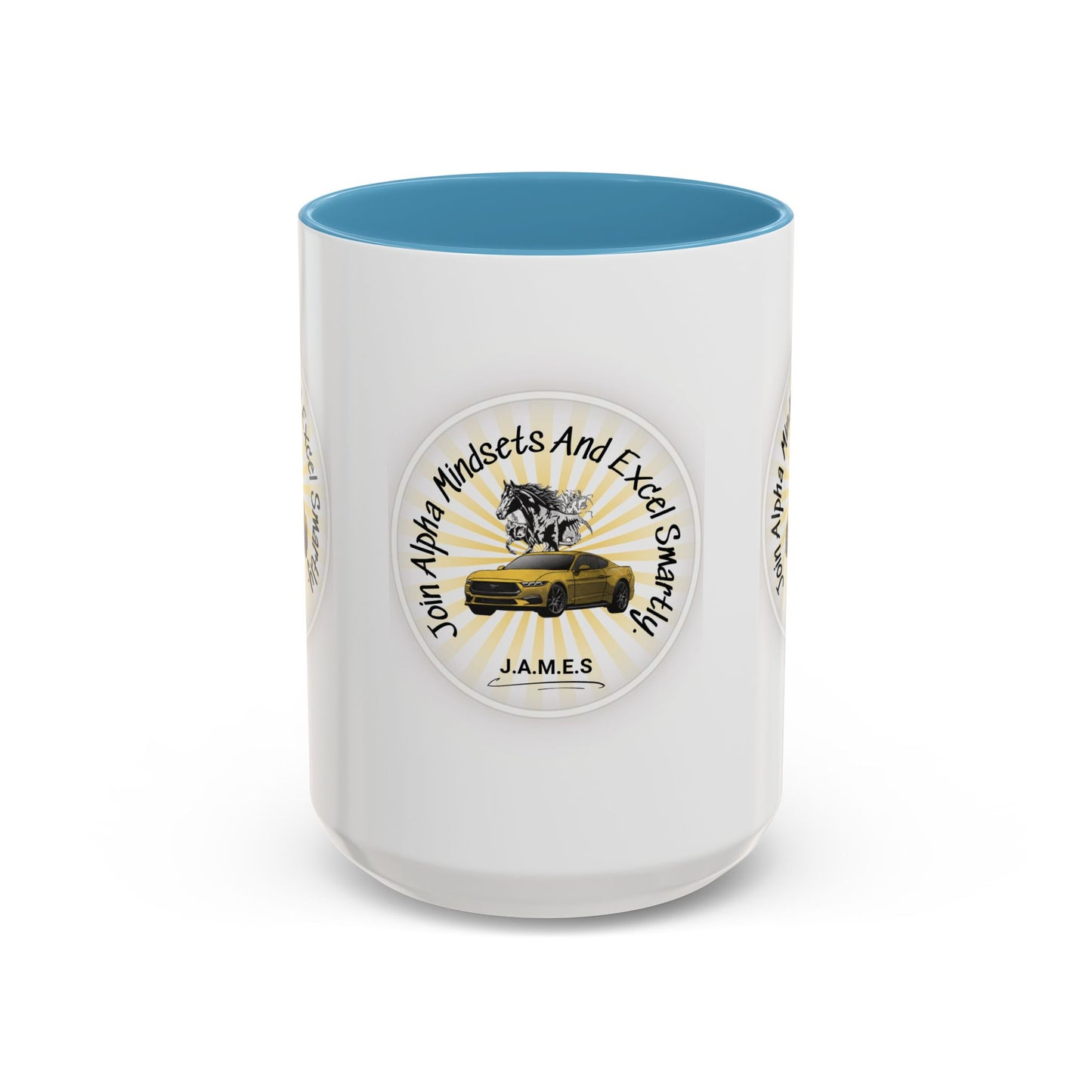 Personalized Car with Horse Accent Coffee Mug