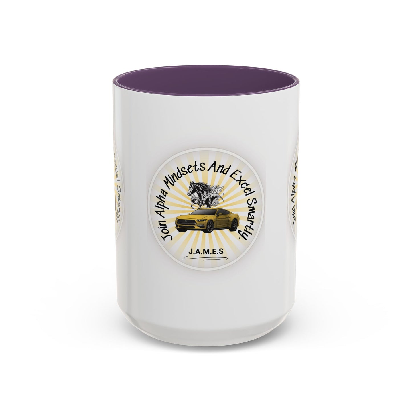 Personalized Car with Horse Accent Coffee Mug