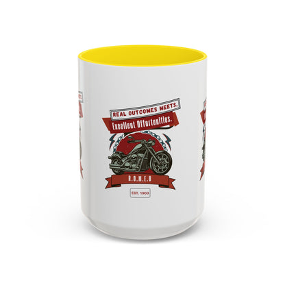 Personalized Motorcycle Accent Coffee Mug