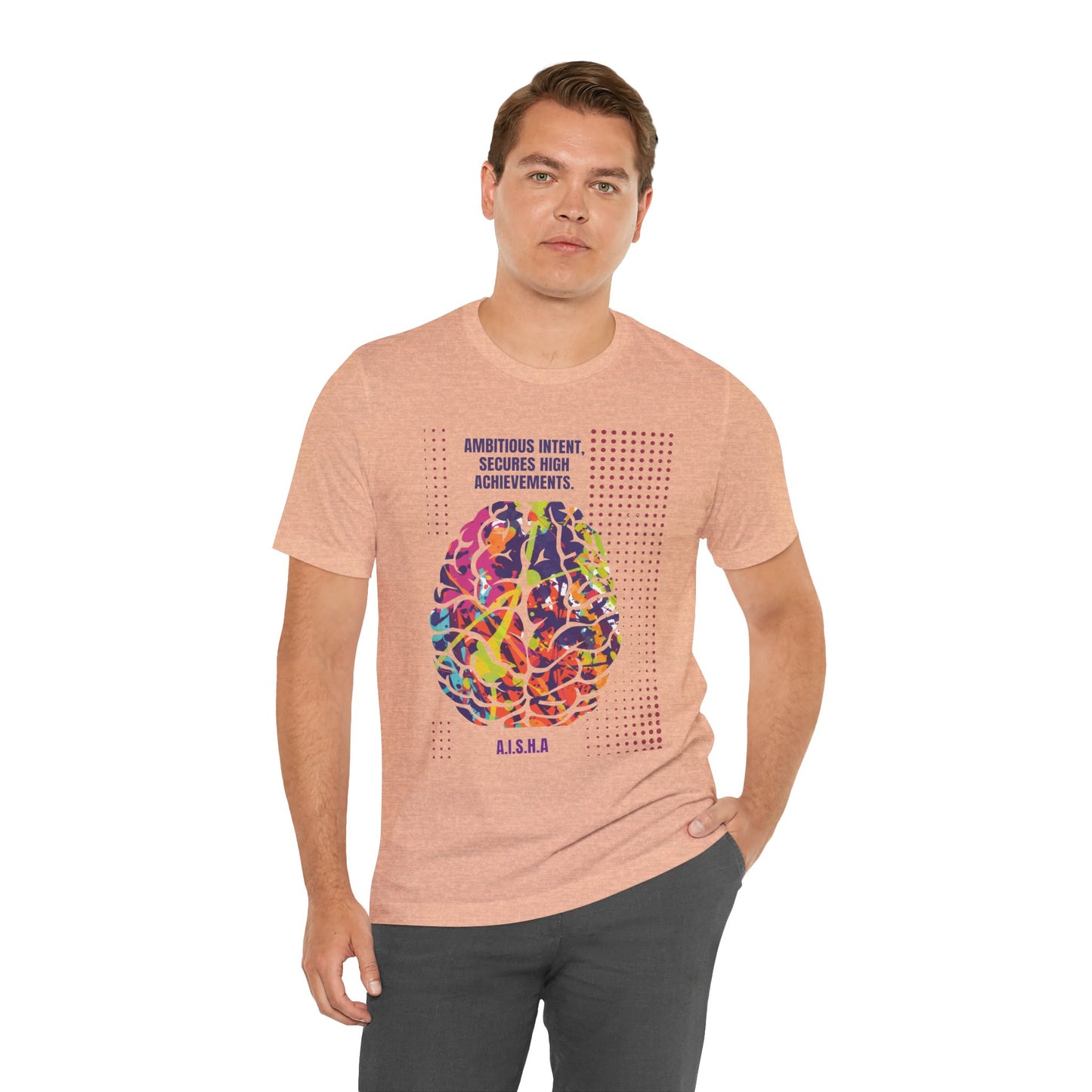 Personalized Motivational Brain Graphic Tee