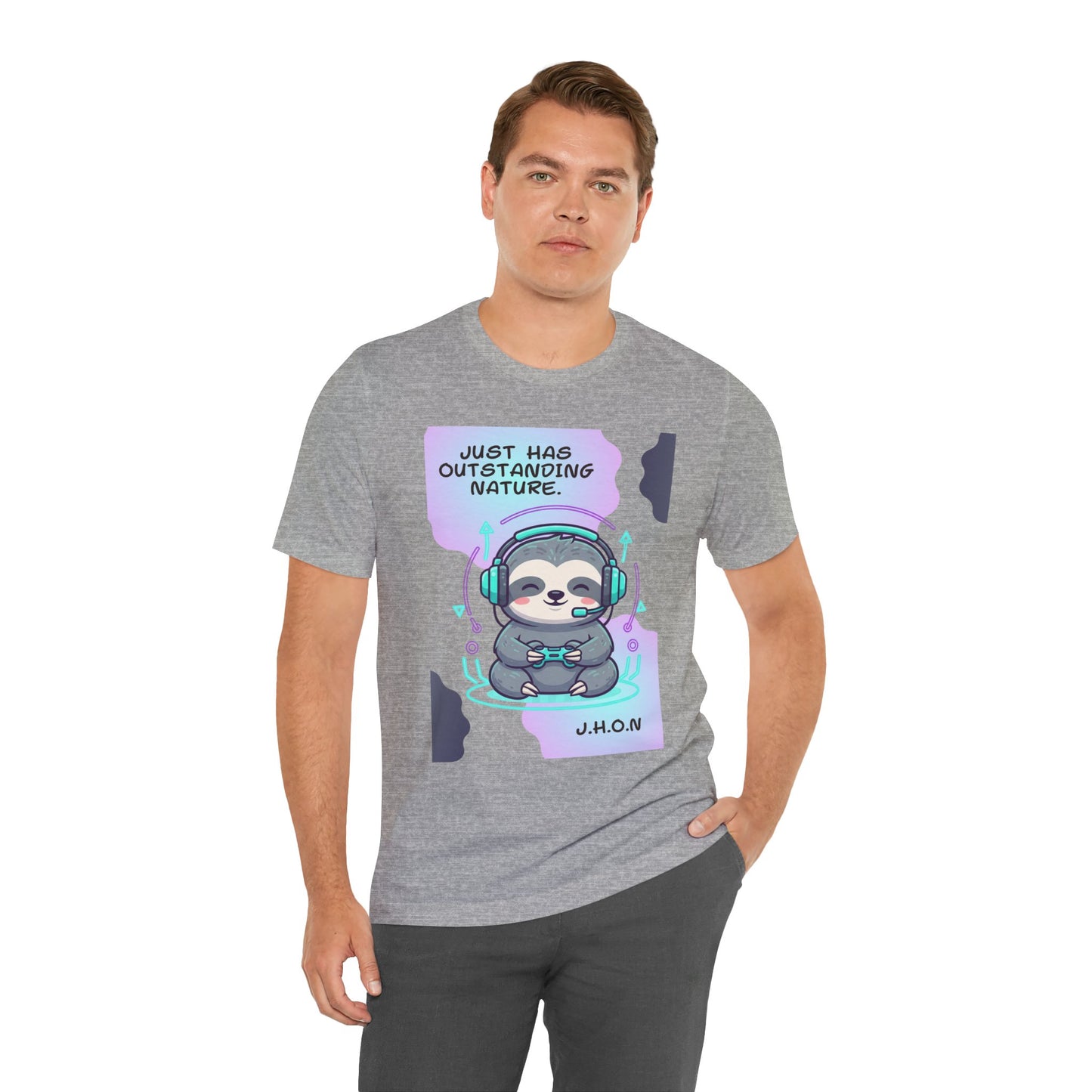 Personalized Sloth Gamer Tee