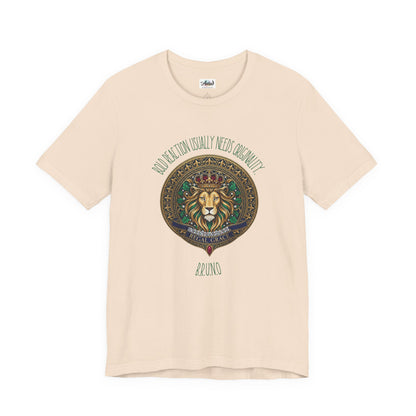 Personalized Lion Crest Graphic Tee