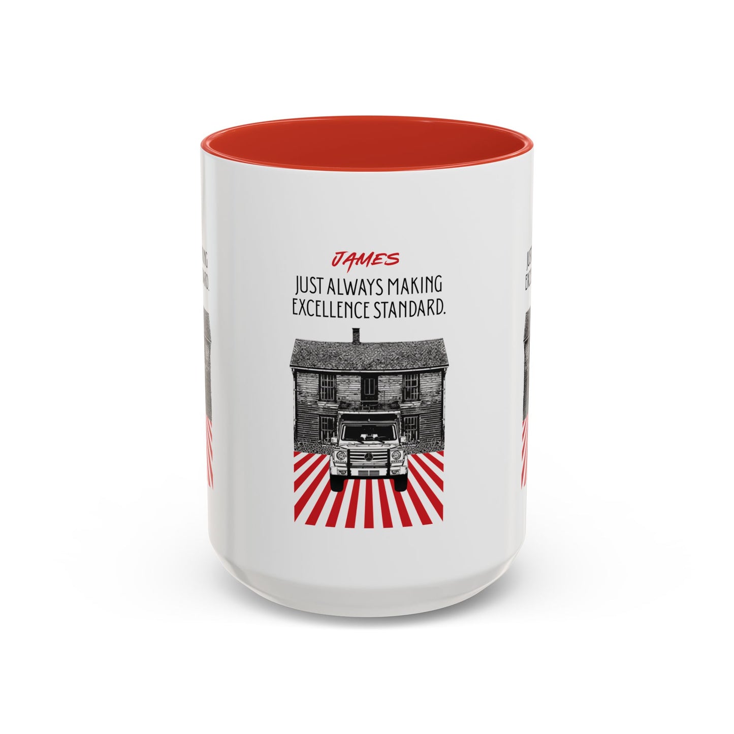 Personalized Vintage Car Accent Coffee Mug