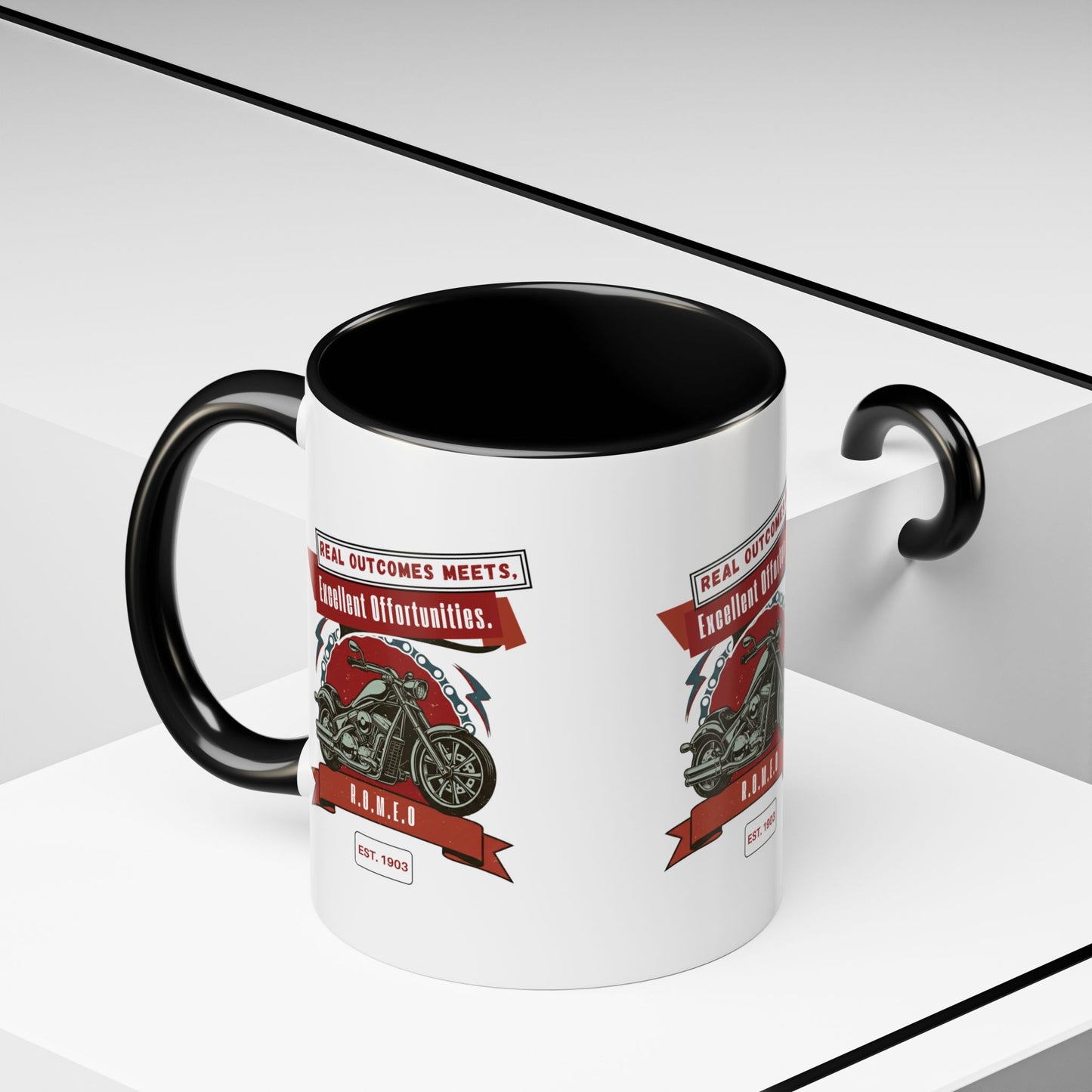 Personalized Motorcycle Accent Coffee Mug