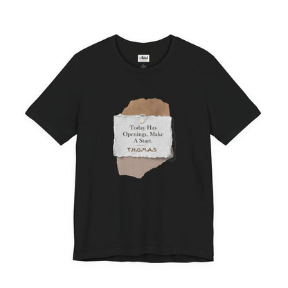 Personalized Torn Paper Motive Tee