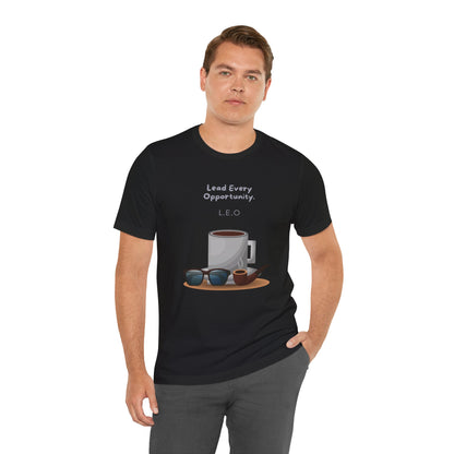 Personalized Coffee & Sunglasses Graphic Tee