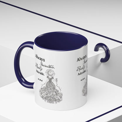 Personalized Girl With Light Accent Coffee Mug