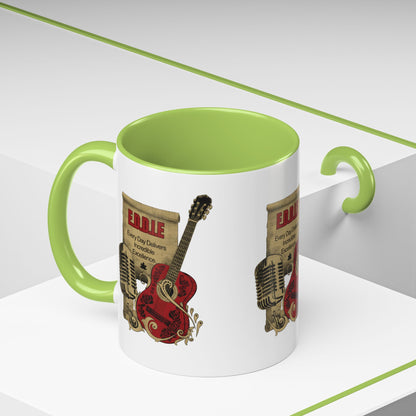 Personalized Guitar Accent Coffee Mug