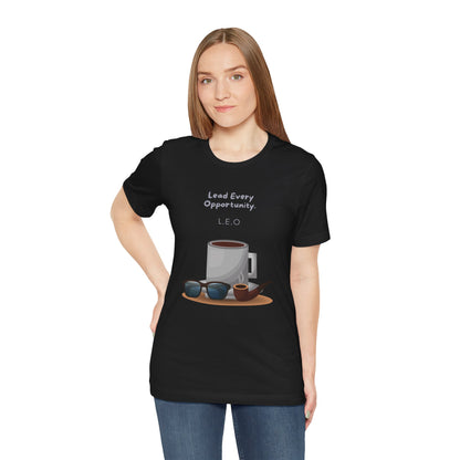 Personalized Coffee & Sunglasses Graphic Tee