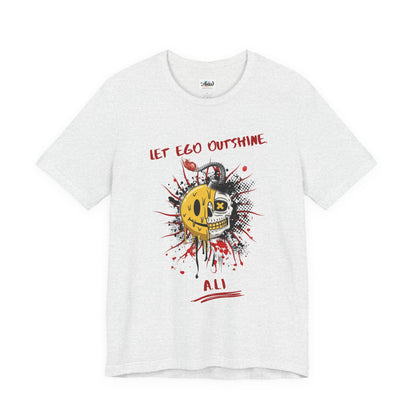 Personalized Split Smile Skull Design Tee