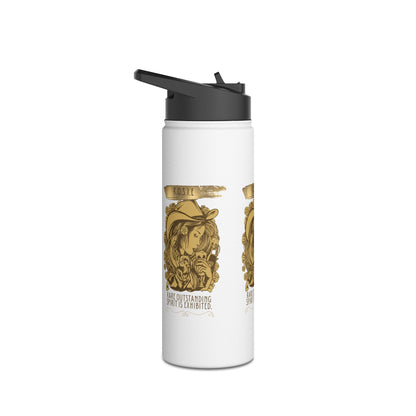 Personalized Initial Quote Golden Girl Stainless Steel Water Bottle