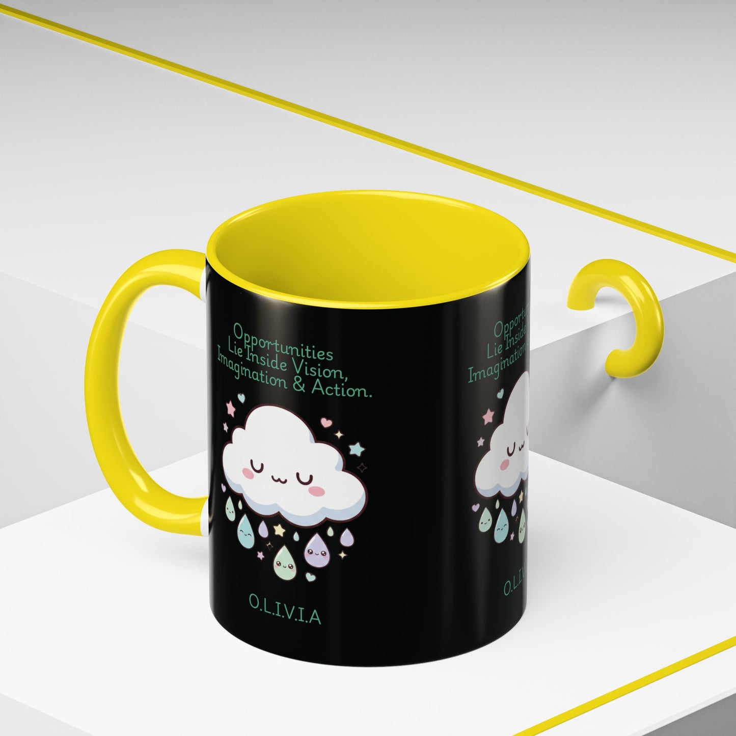 Personalized Cloud Dripping Coffee Mug