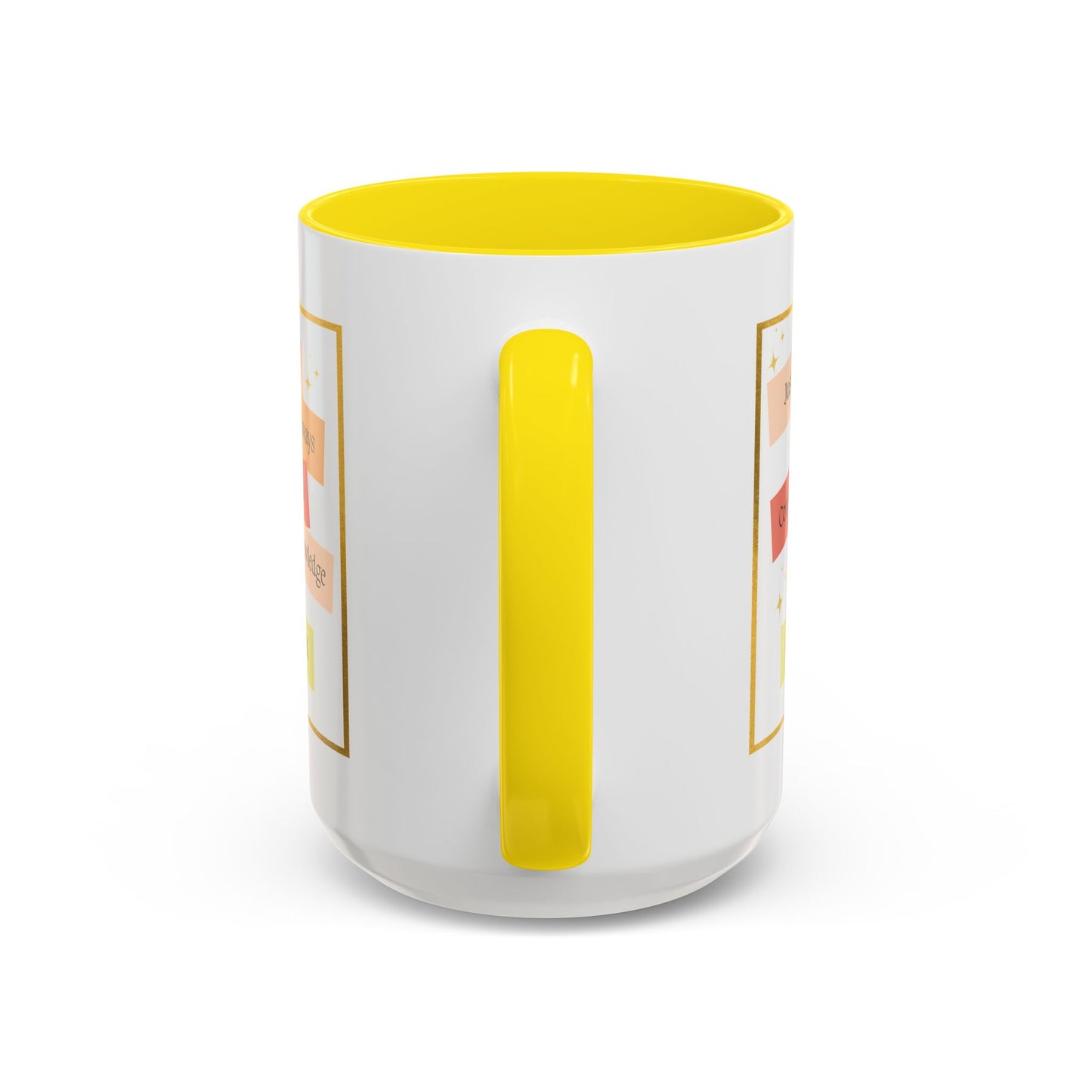 Personalized Inspirational Accent Coffee Mug