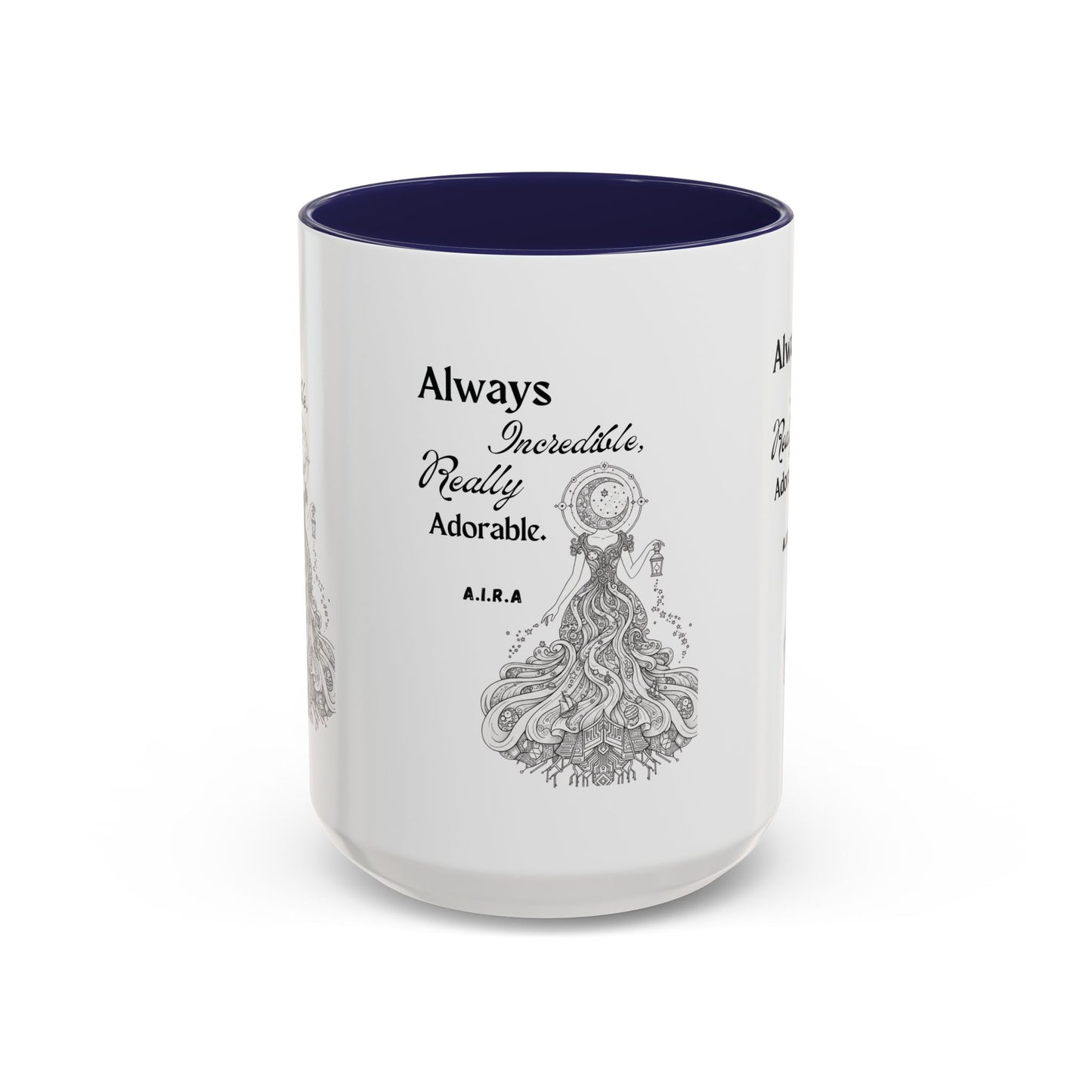Personalized Girl With Light Accent Coffee Mug