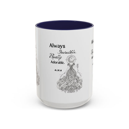 Personalized Girl With Light Accent Coffee Mug