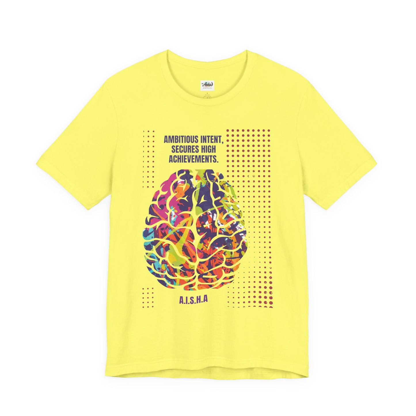 Personalized Motivational Brain Graphic Tee