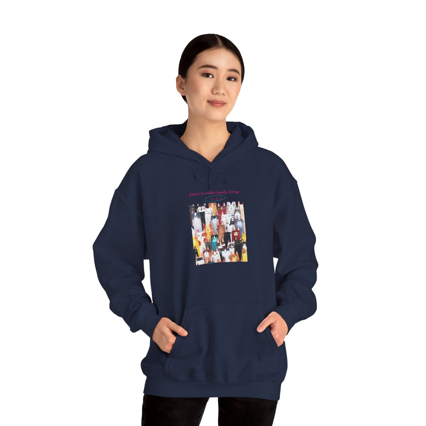 Personalized Cat Collage Hooded Sweatshirt