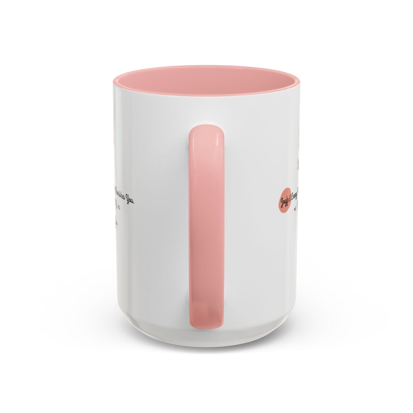 Personalized Initial Floral Minimalist Accent Coffee Mug