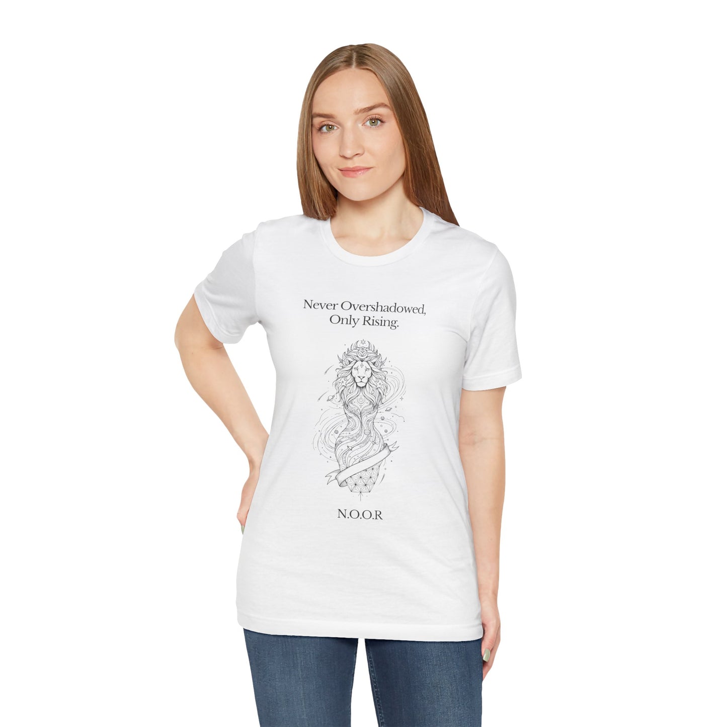 Personalized Girl Lion Graphic Tee