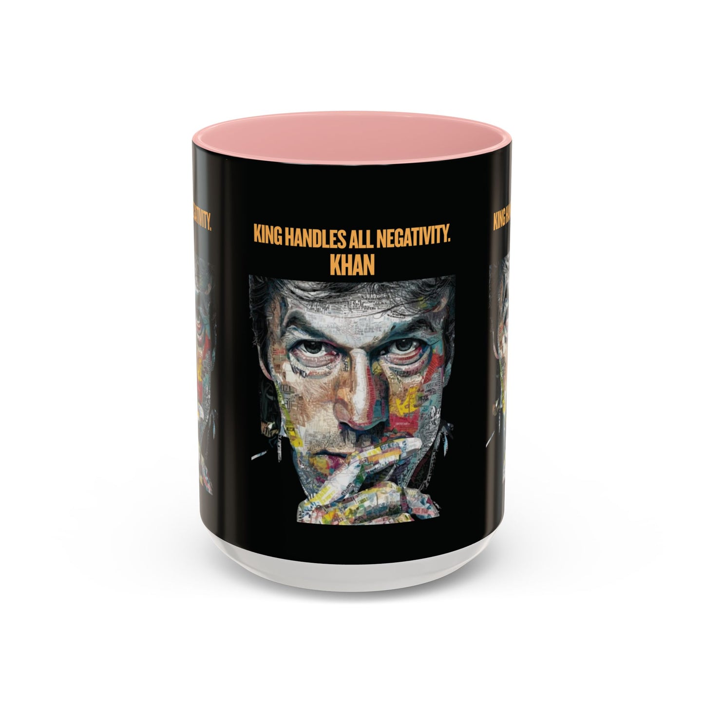 Personalized Initial Khan Accent Coffee Mug