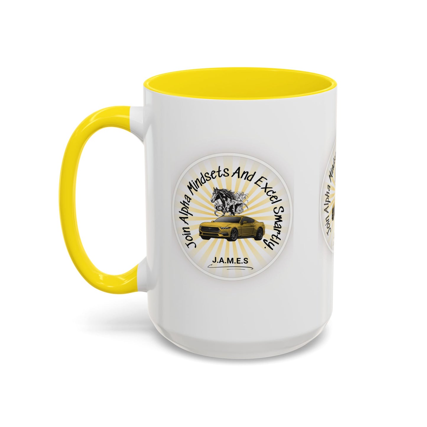 Personalized Car with Horse Accent Coffee Mug