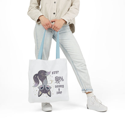 Personalized Initial Quote Fox King Canvas Tote Custom Name