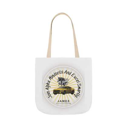 Personalized Initial Quote Horse Car Canvas Tote Custom Name