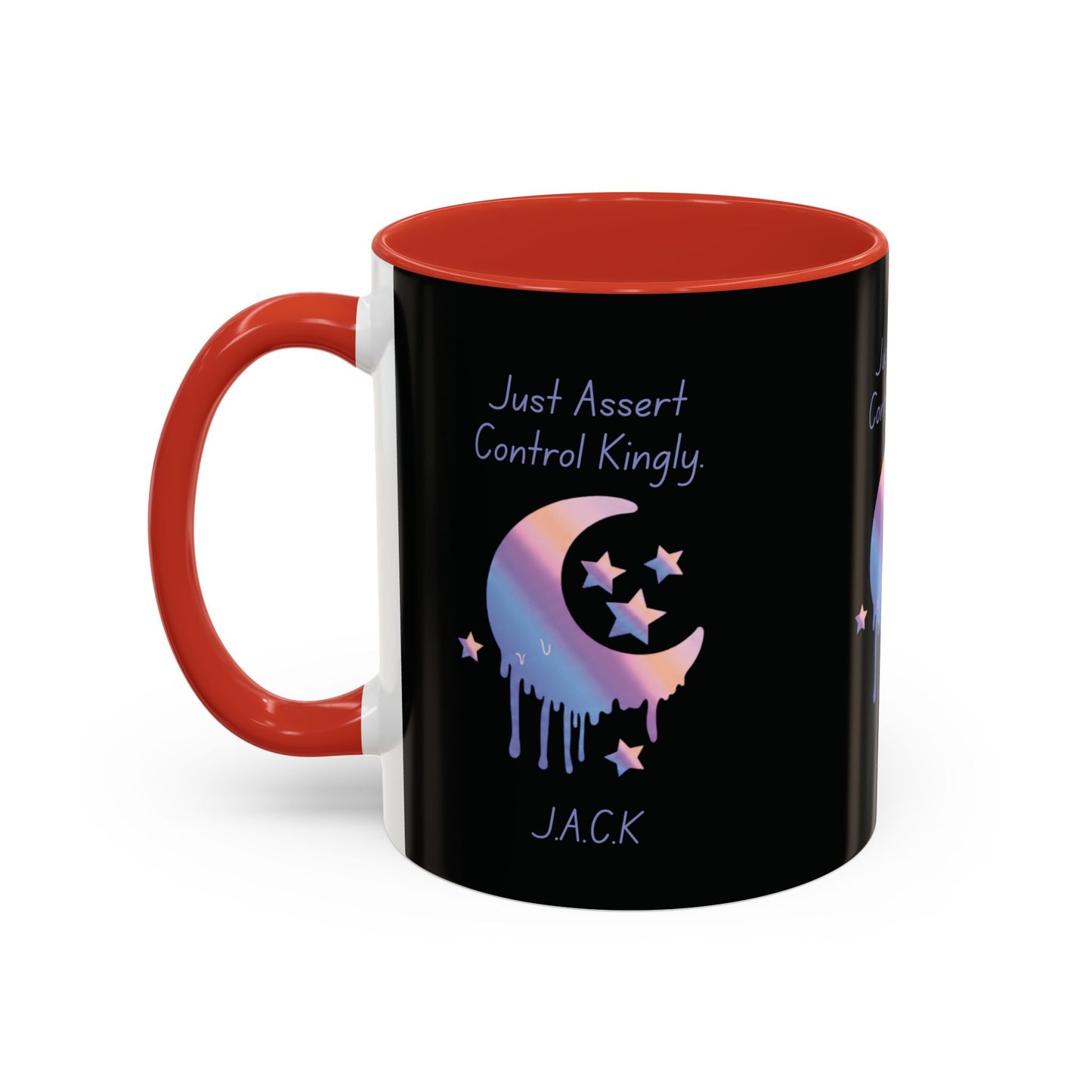 Personalized Moon Dripping Accent Coffee Mug
