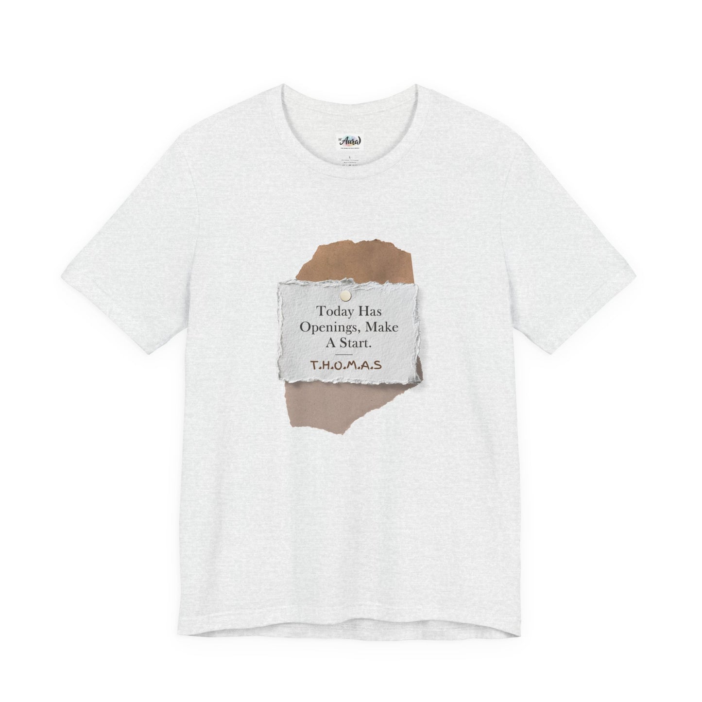 Personalized Torn Paper Motive Tee