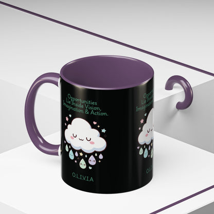 Personalized Cloud Dripping Coffee Mug