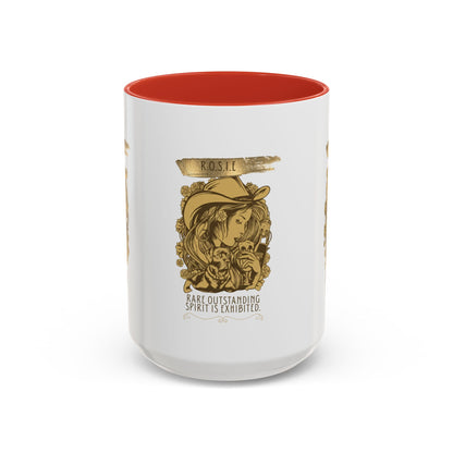 Personalized Golden Girl Accent Coffee Mug