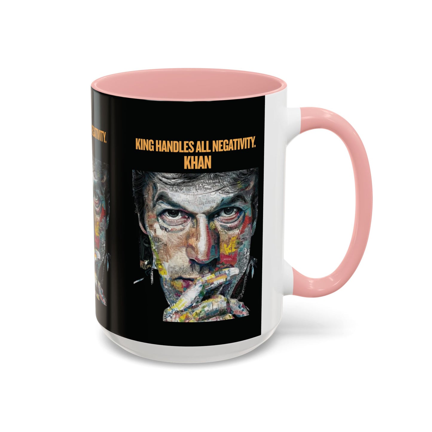 Personalized Initial Khan Accent Coffee Mug