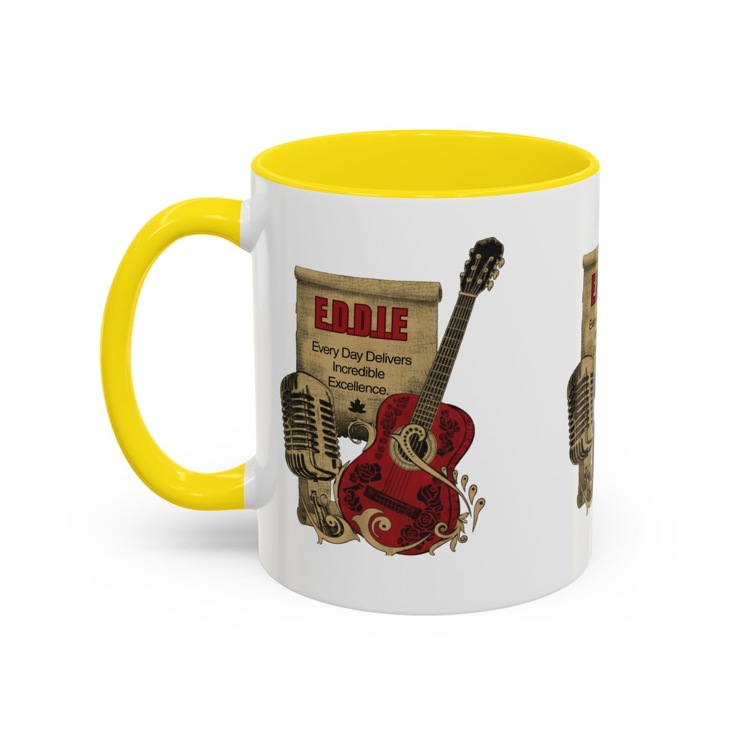 Personalized Guitar Accent Coffee Mug