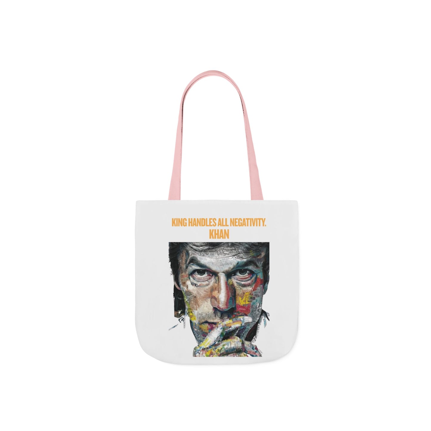 Personalized Initial Quote Khan Canvas Tote Custom Name