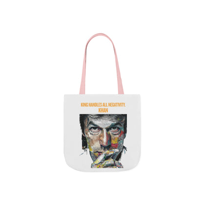 Personalized Initial Quote Khan Canvas Tote Custom Name