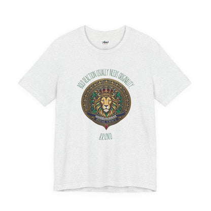 Personalized Lion Crest Graphic Tee