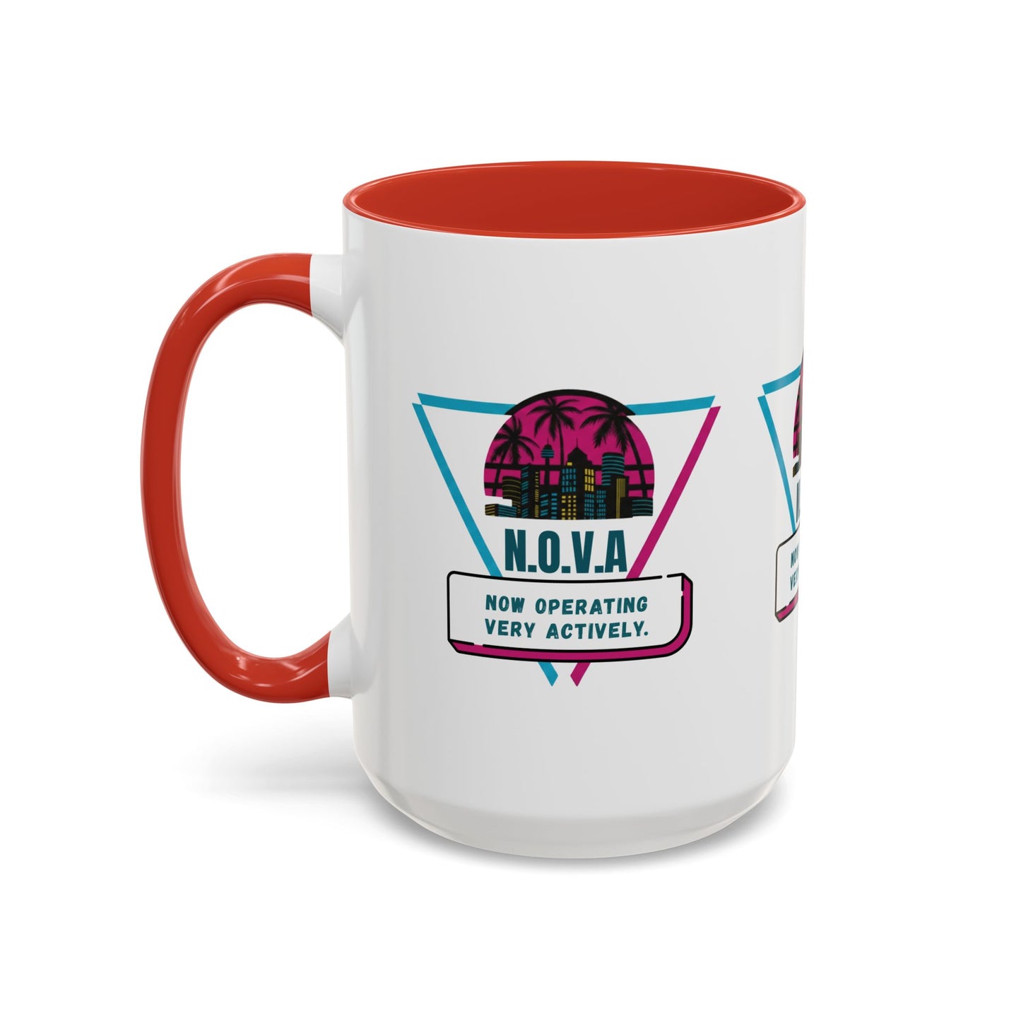 Personalized Building View Accent Coffee Mug