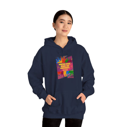 Personalized Motivational Graphic Hooded Sweatshirt