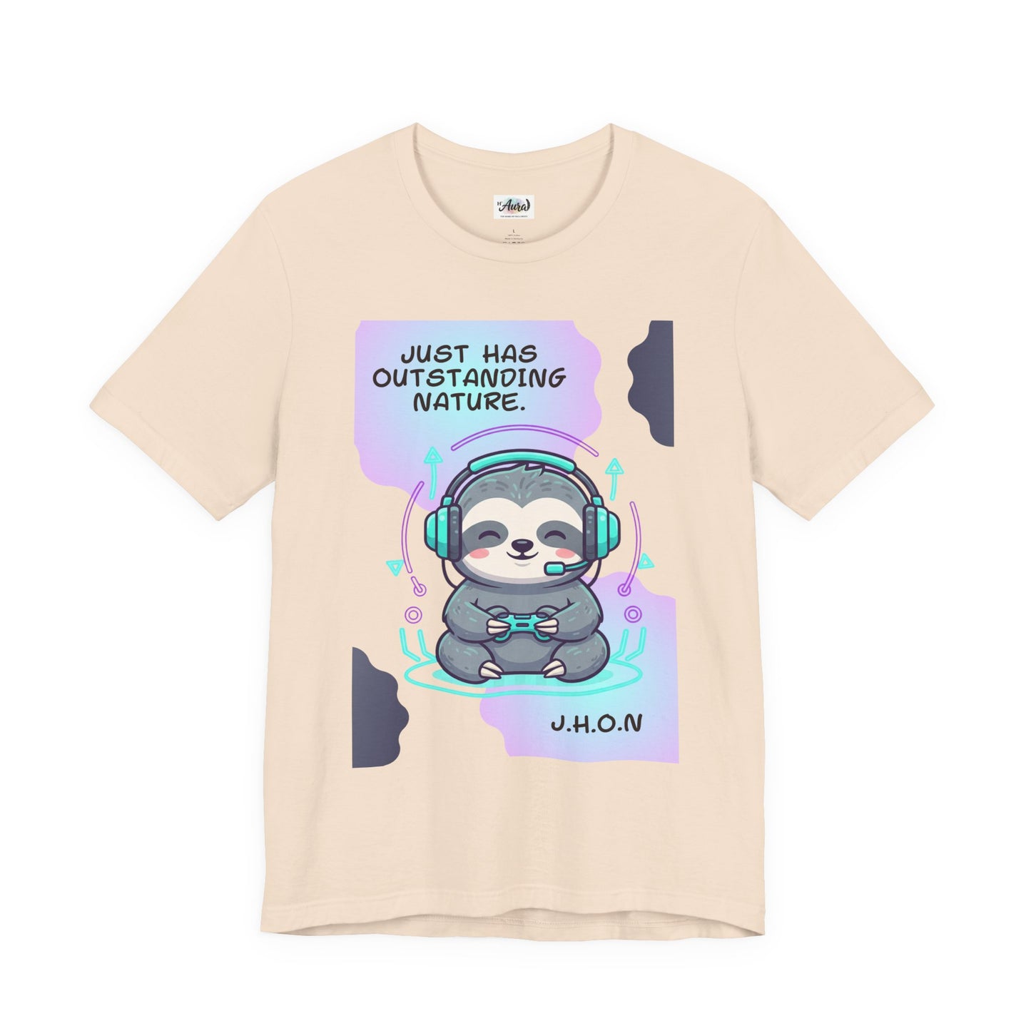 Personalized Sloth Gamer Tee
