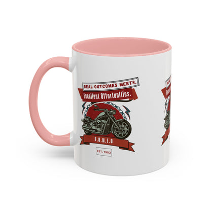 Personalized Motorcycle Accent Coffee Mug