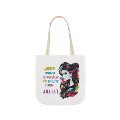 Personalized Initial Quote Cosmetic Colorful Girl Tote Custom Name
