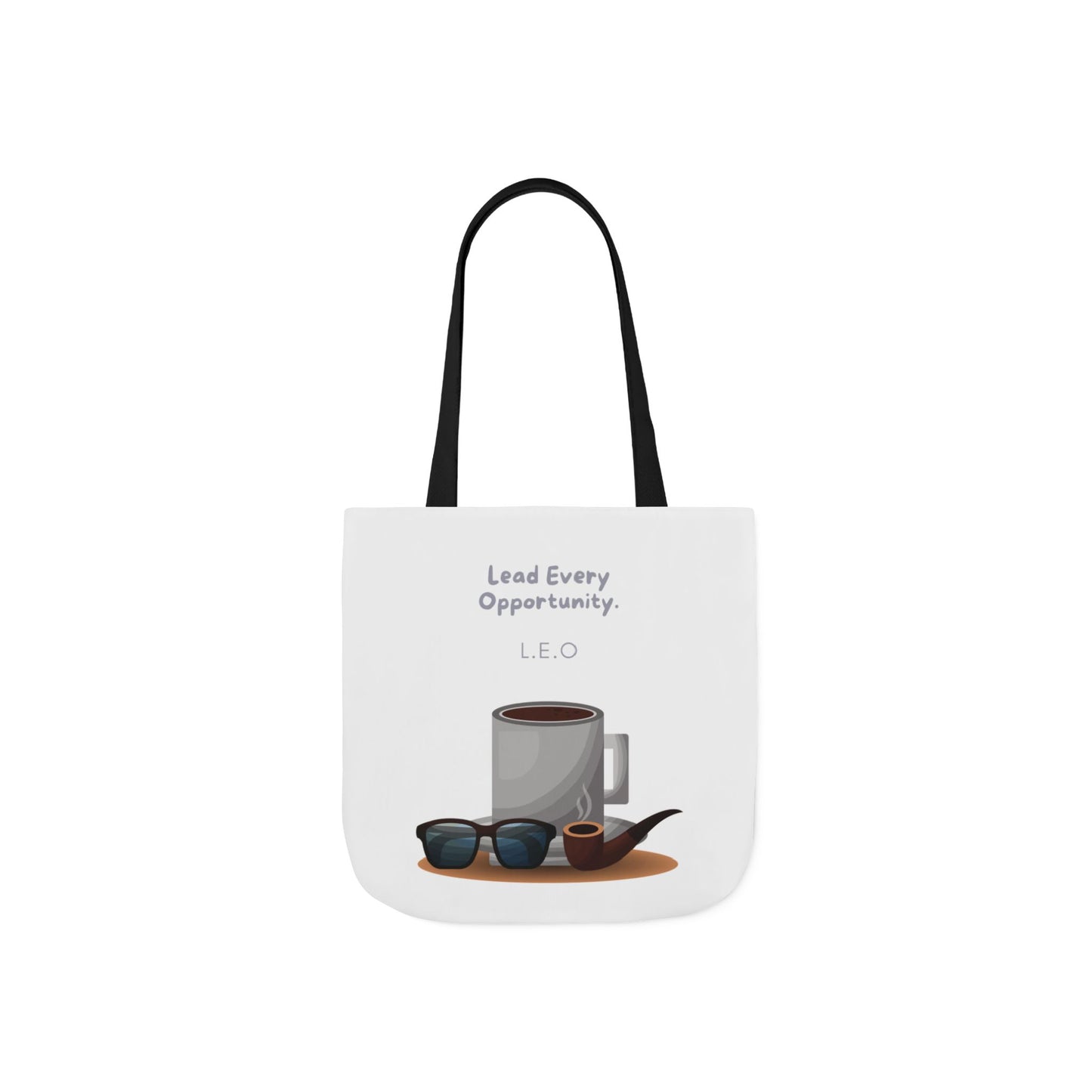 Personalized Initial Quote Sunglasses and Coffee Canvas Tote Custom Name