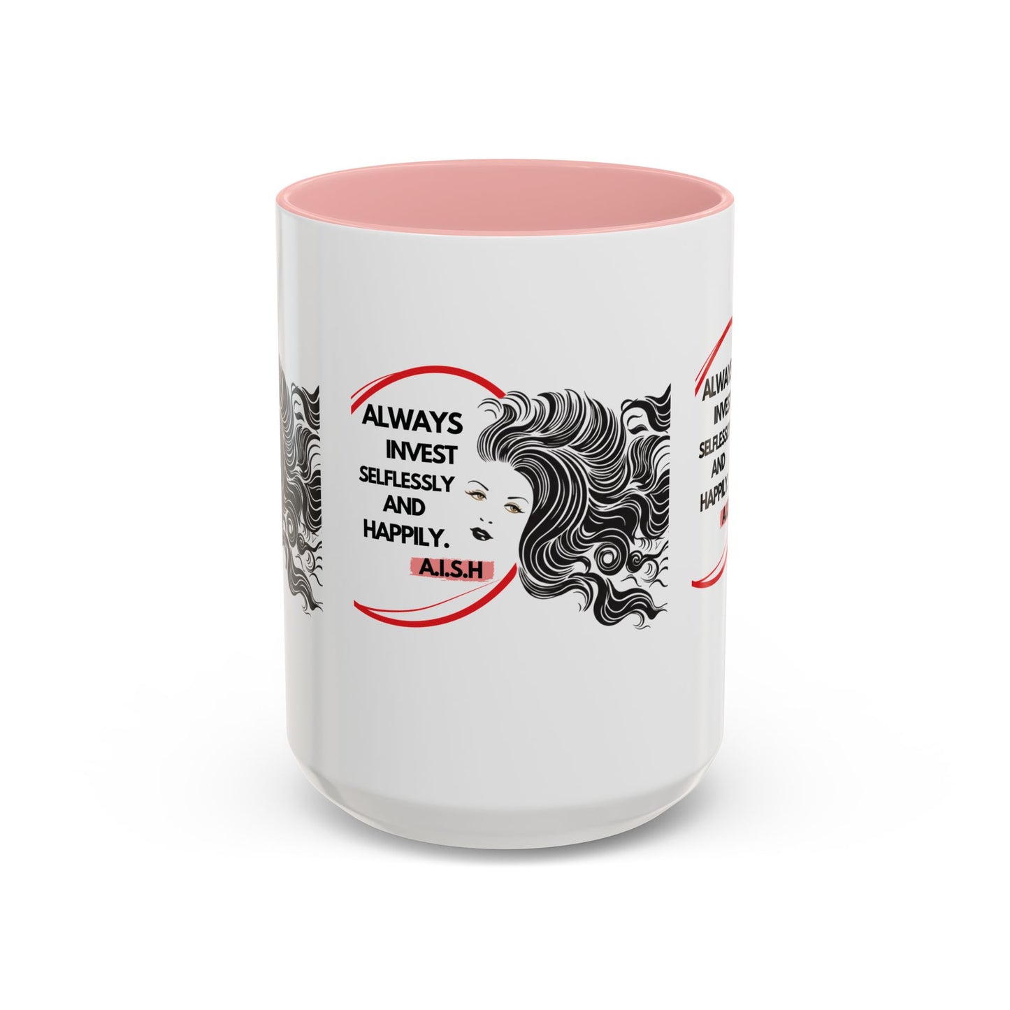 Personalized Inspirational Girl Accent Coffee Mug