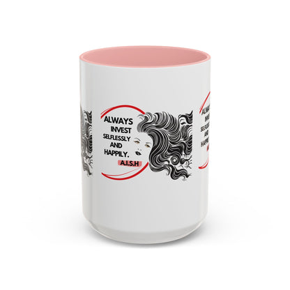 Personalized Inspirational Girl Accent Coffee Mug